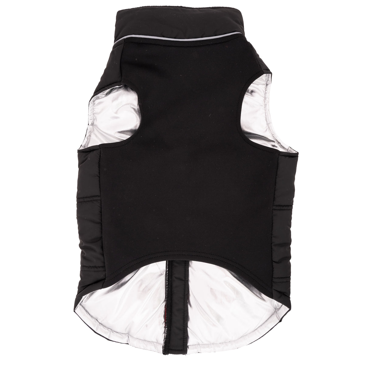 PBR Official Dog Puffer Vest - Zip-Up Insulated Pet Coat