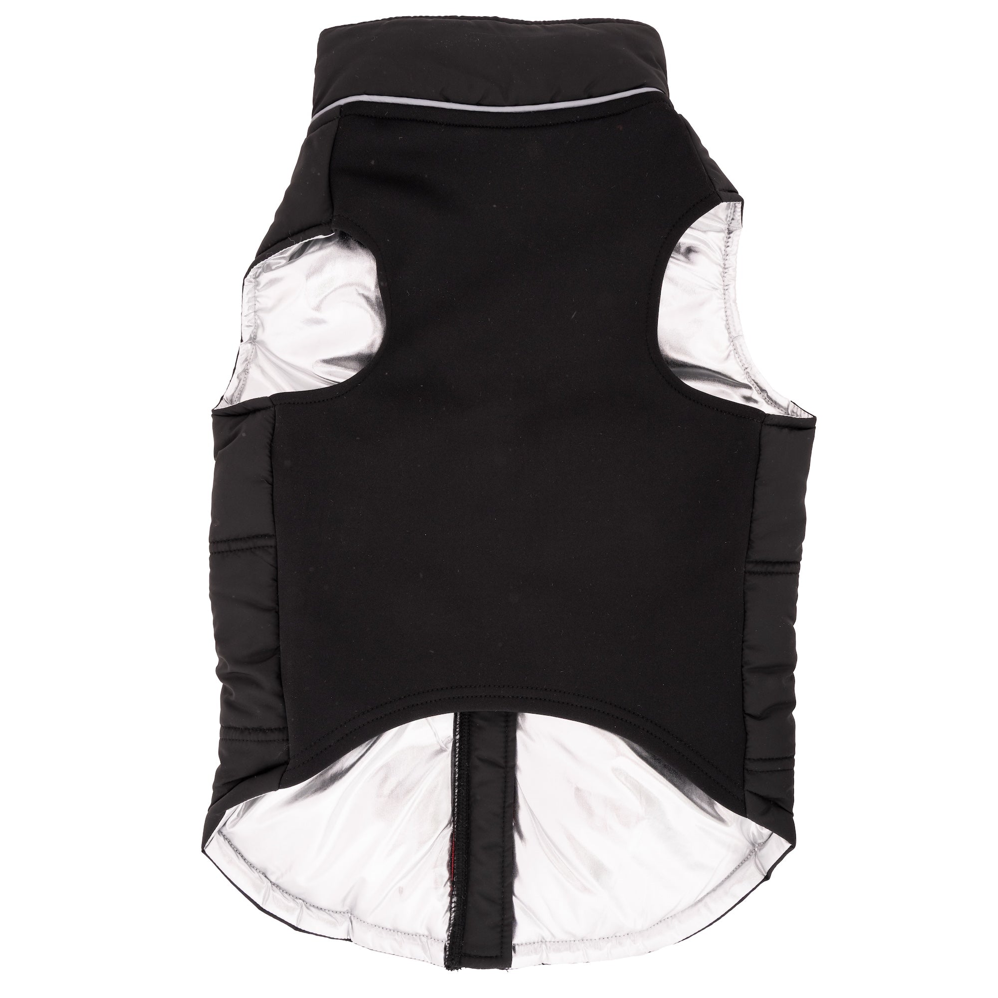 PBR Official Dog Puffer Vest - Zip-Up Insulated Pet Coat