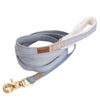 Wrangler Denim and Sherpa Dog Lead - Light Wash