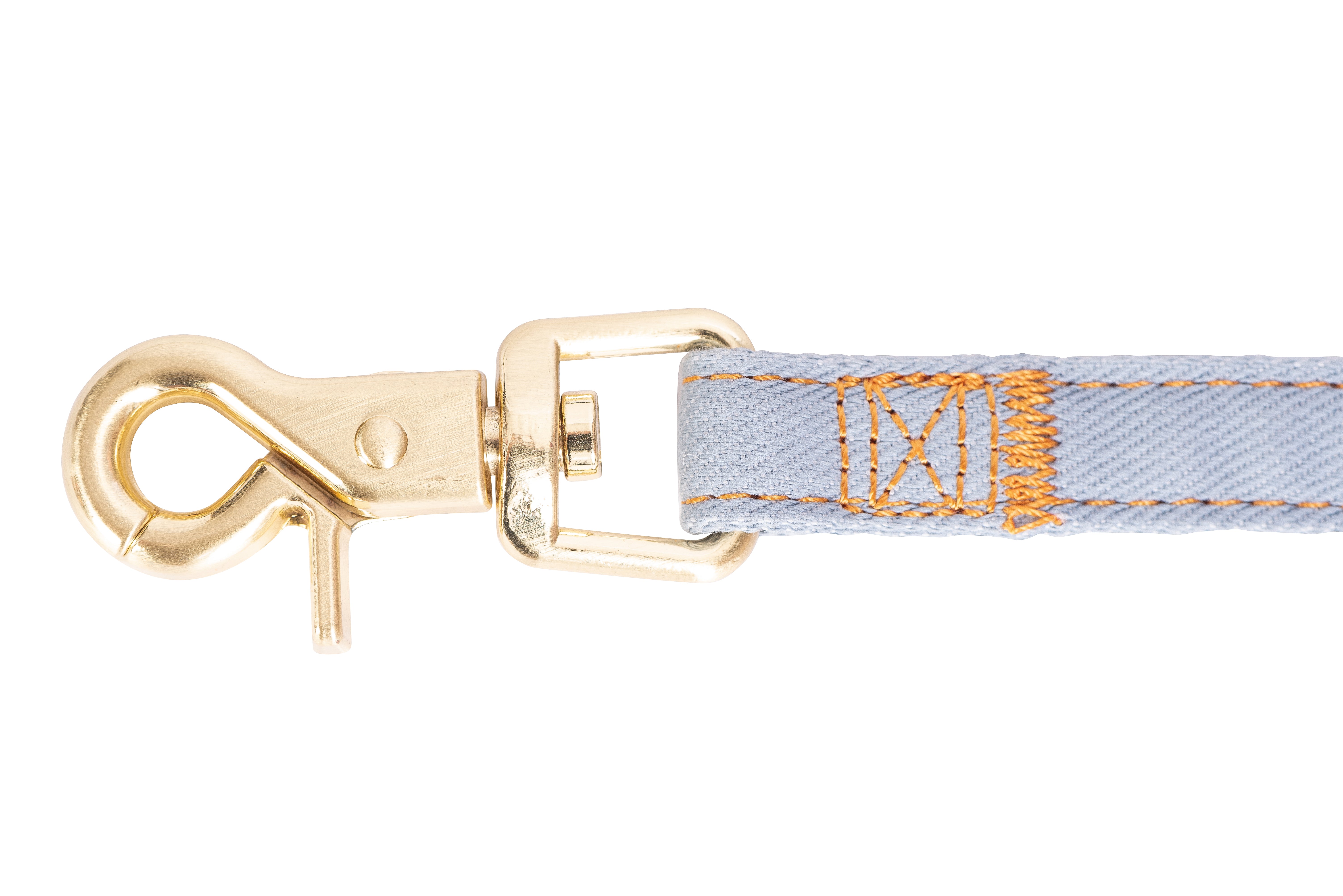 Wrangler® Denim and Sherpa Dog Lead – Light Wash