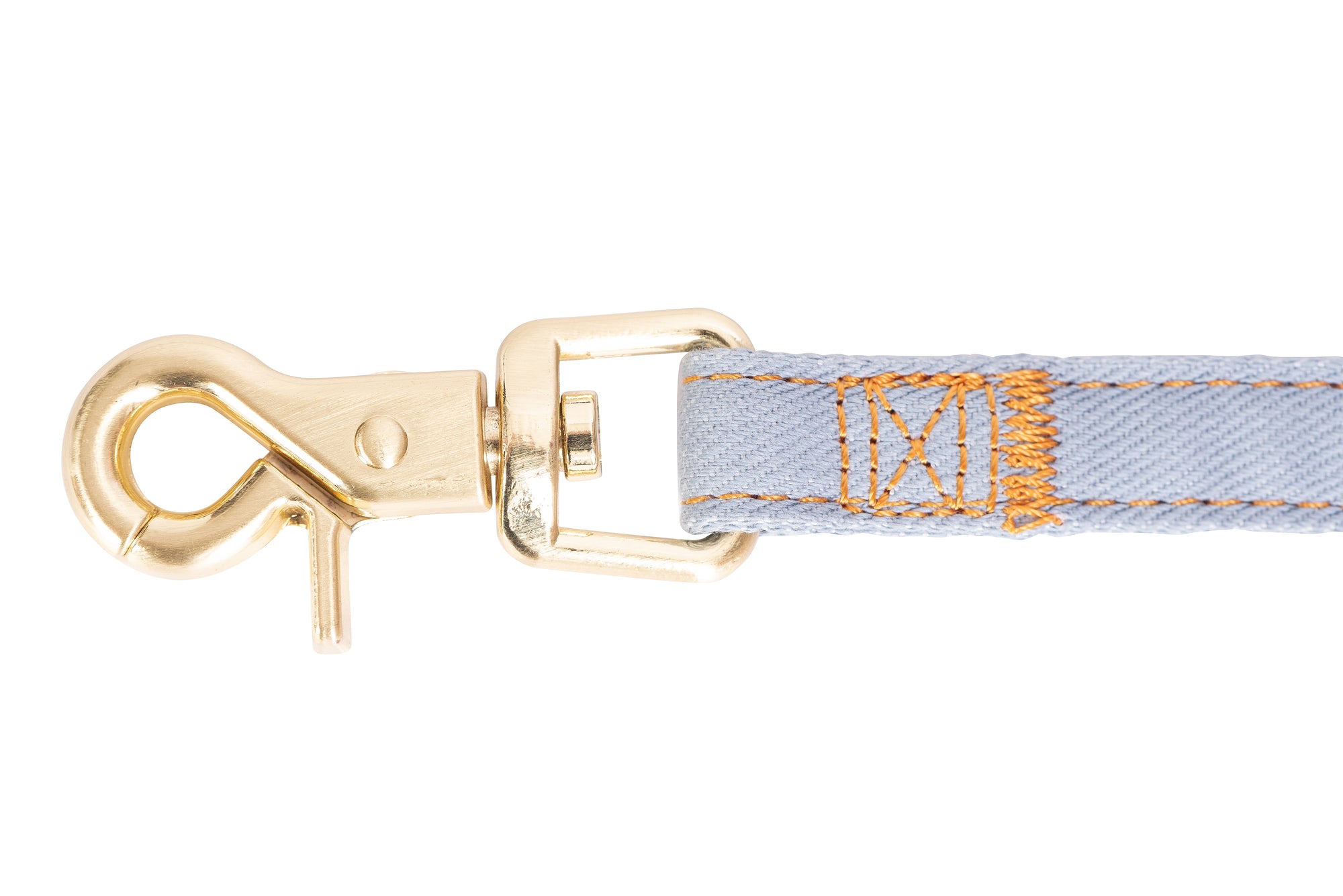 Wrangler Denim and Sherpa Dog Lead - Light Wash