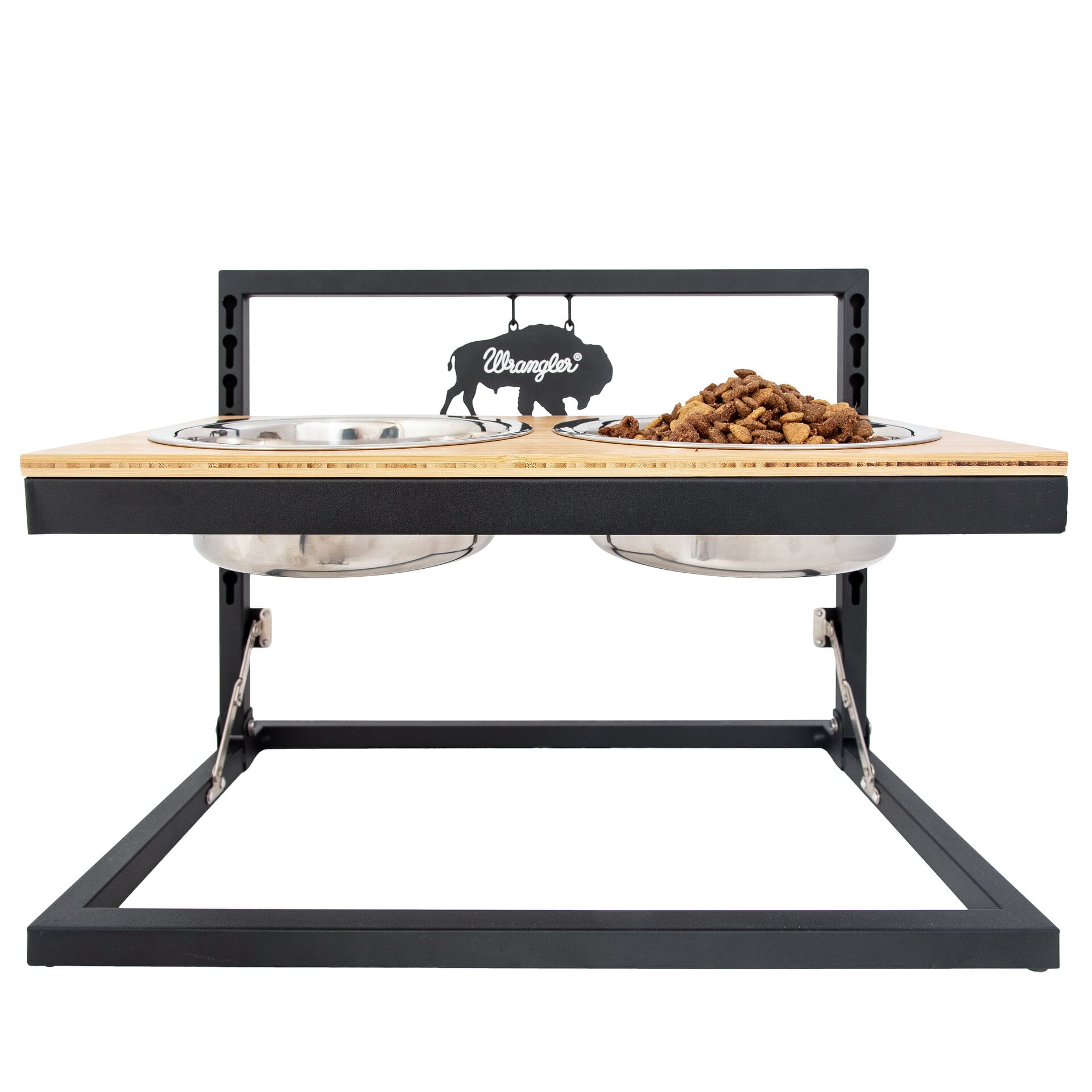 Wrangler® Adjustable Elevated Feeder – Horse & Bison Ornaments
