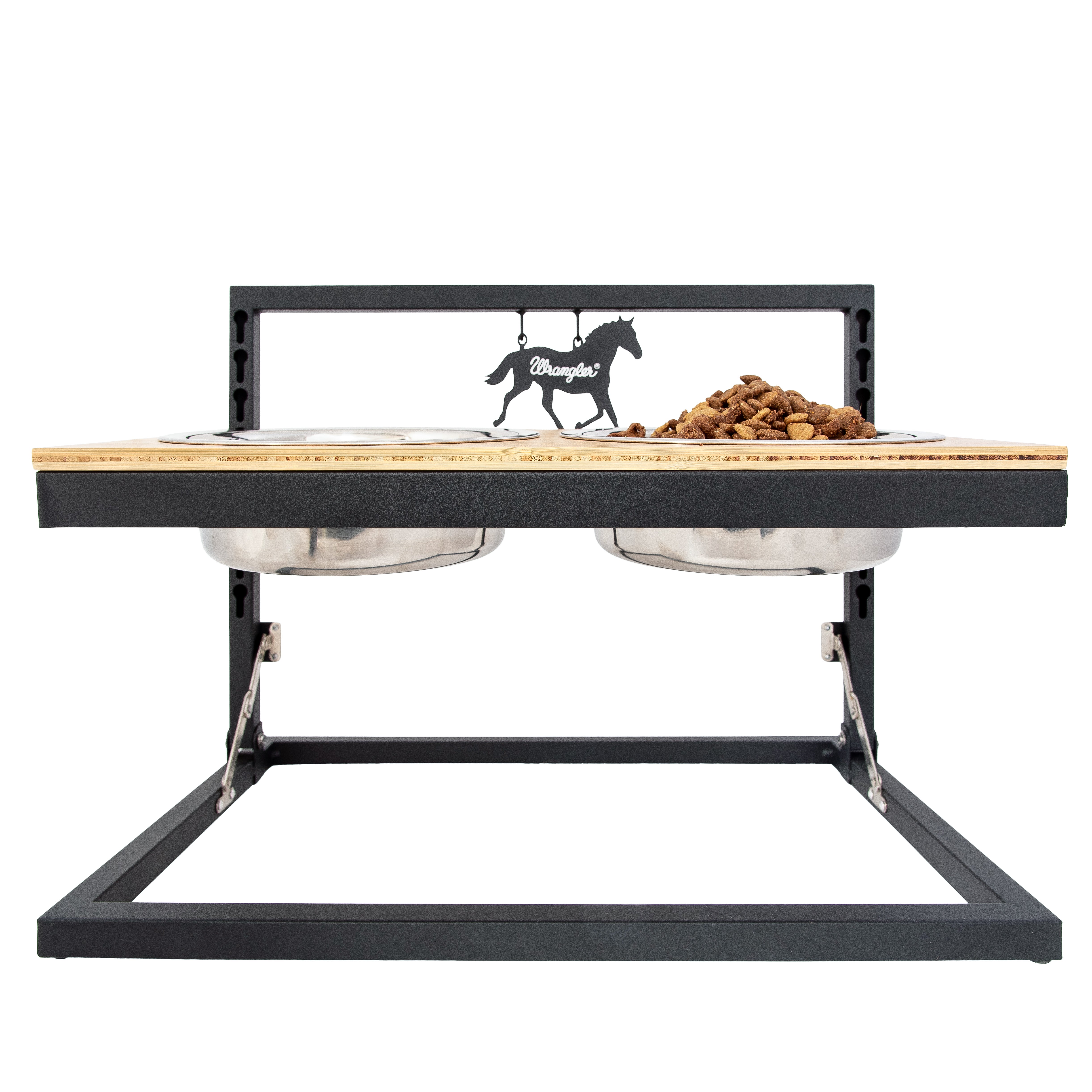 Wrangler® Adjustable Elevated Feeder – Horse & Bison Ornaments