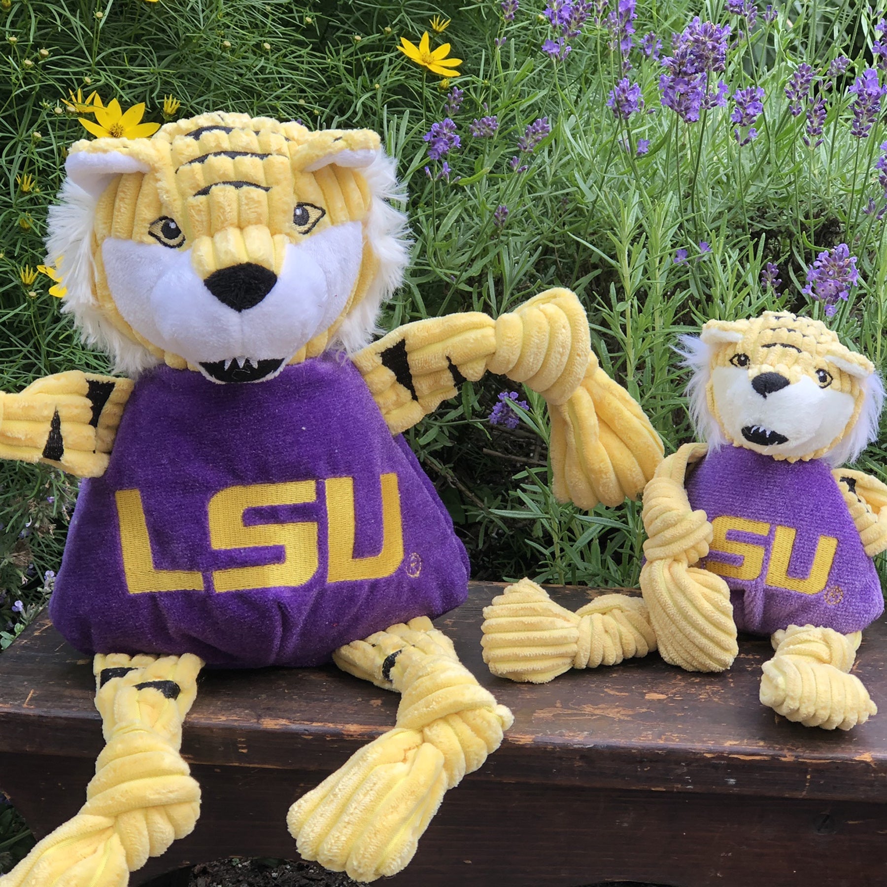 NCAA Louisiana State University, Mike the Tiger Knottie Plush Dog Toy