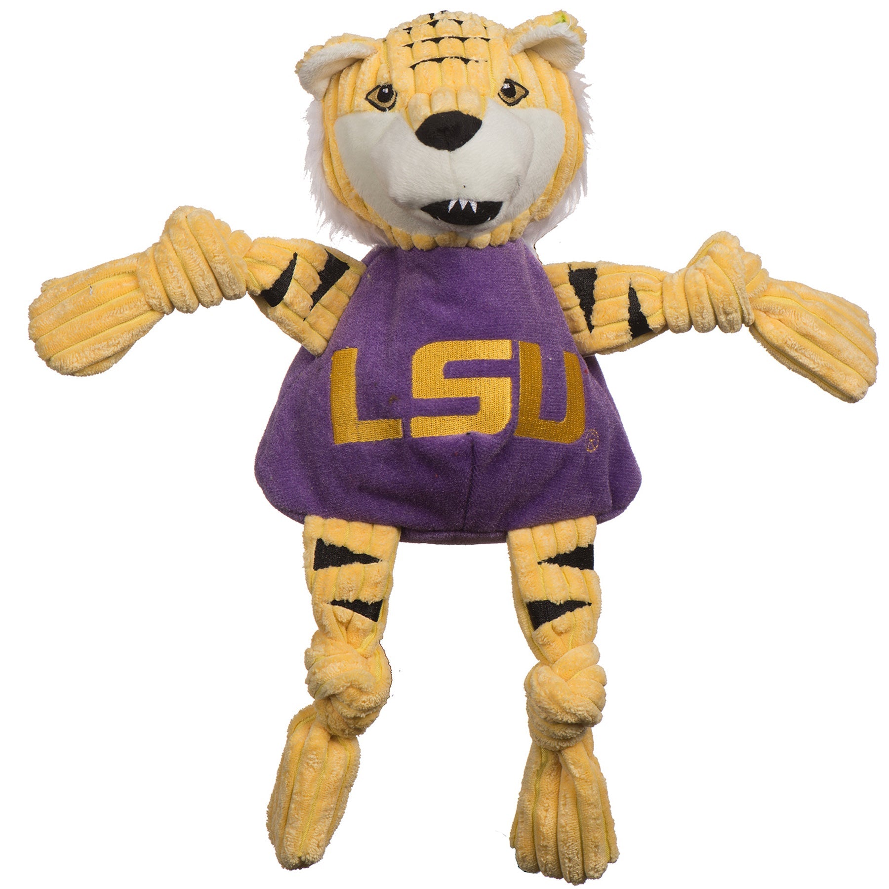 NCAA Louisiana State University, Mike the Tiger Knottie Plush Dog Toy