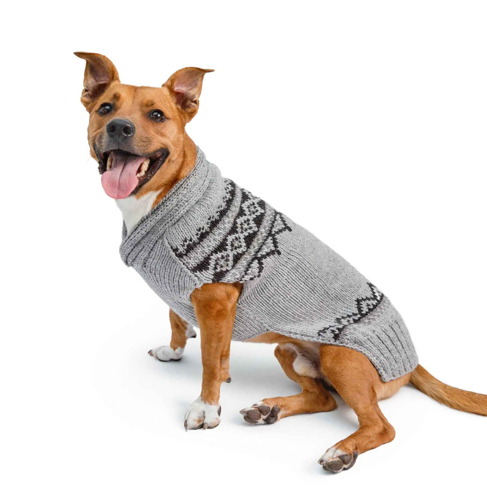 Chilly Dog Smokey Wyatt Alpaca Wool Dog Sweater