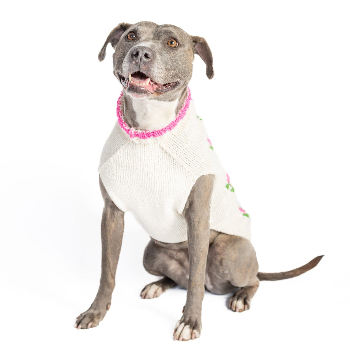 Chilly Dog Rose Bud Wool Dog Sweater