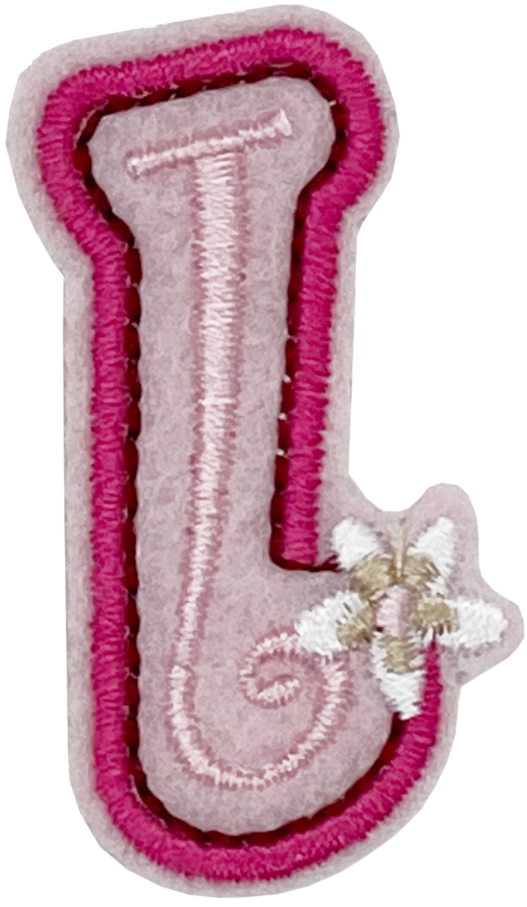 Curly Pink L- Patch