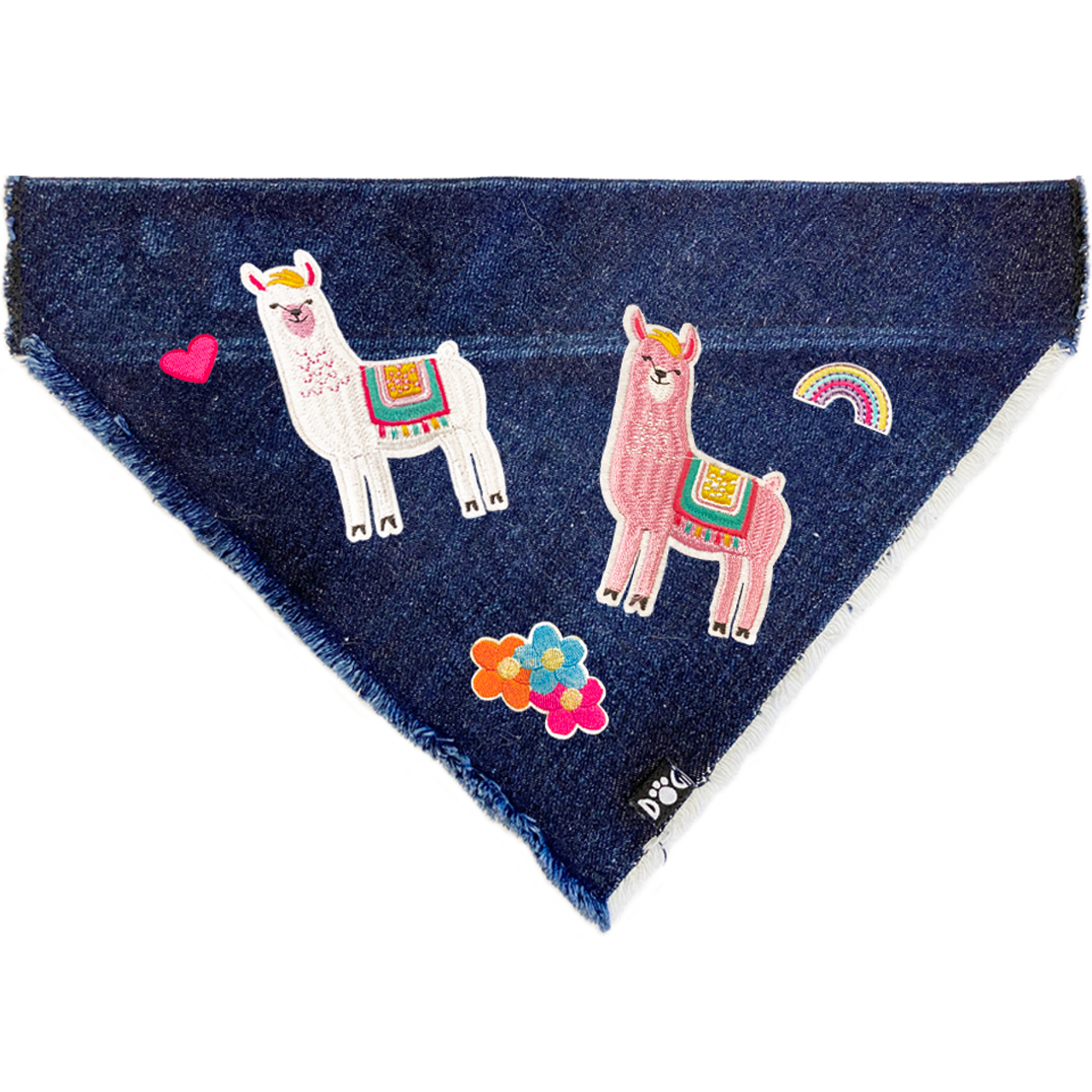 Llamas Denim Bandana