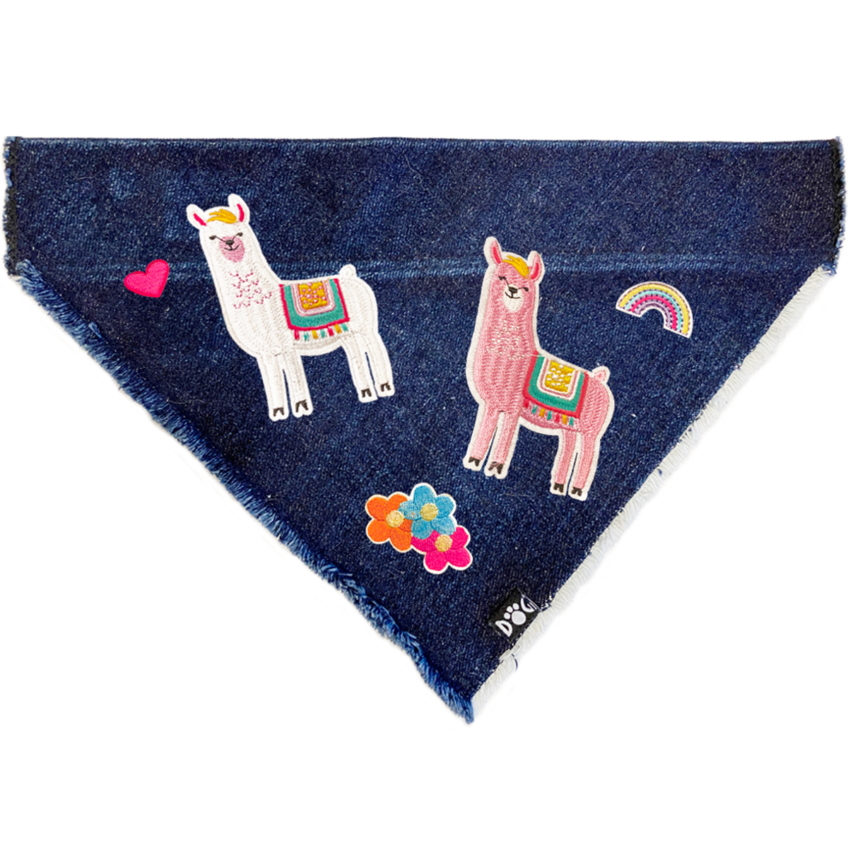Llamas Denim Bandana