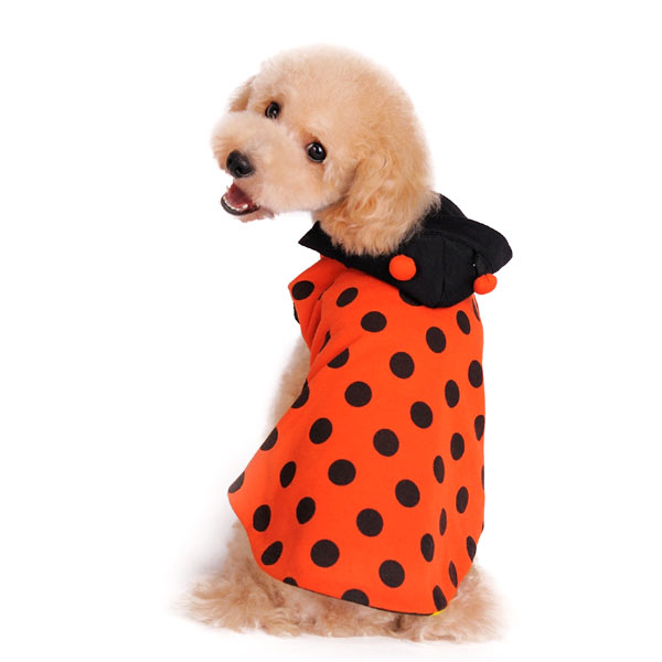 DOGO Ladybug Bumblebee Reversible Dog Hoodie