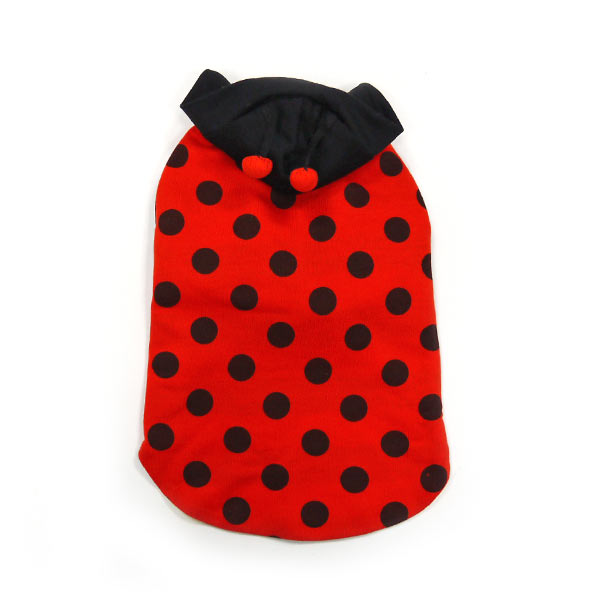 DOGO Ladybug Bumblebee Reversible Dog Hoodie