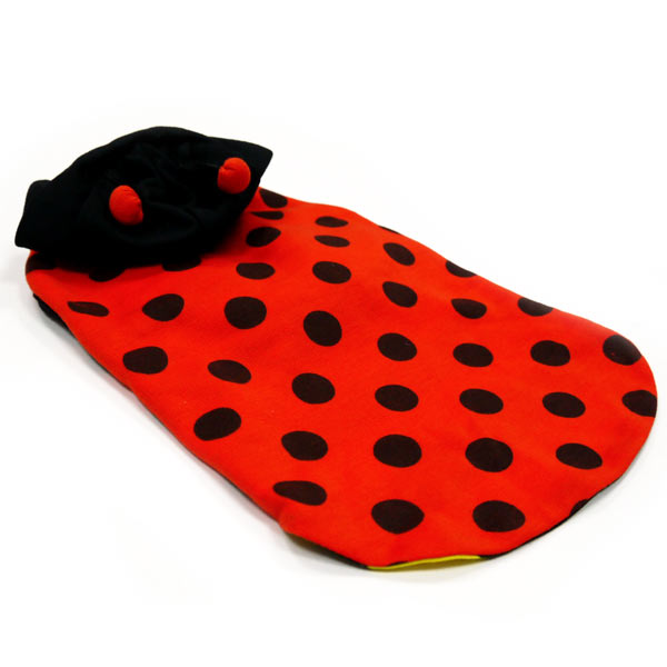 DOGO Ladybug Bumblebee Reversible Dog Hoodie
