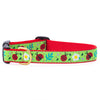 Up Country Ladybugs Narrow Cast Brass Dog Collar