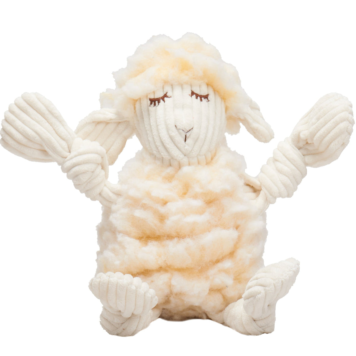 Louise Lamb HuggleFleece FlufferKnottieTM Plush Dog Toy