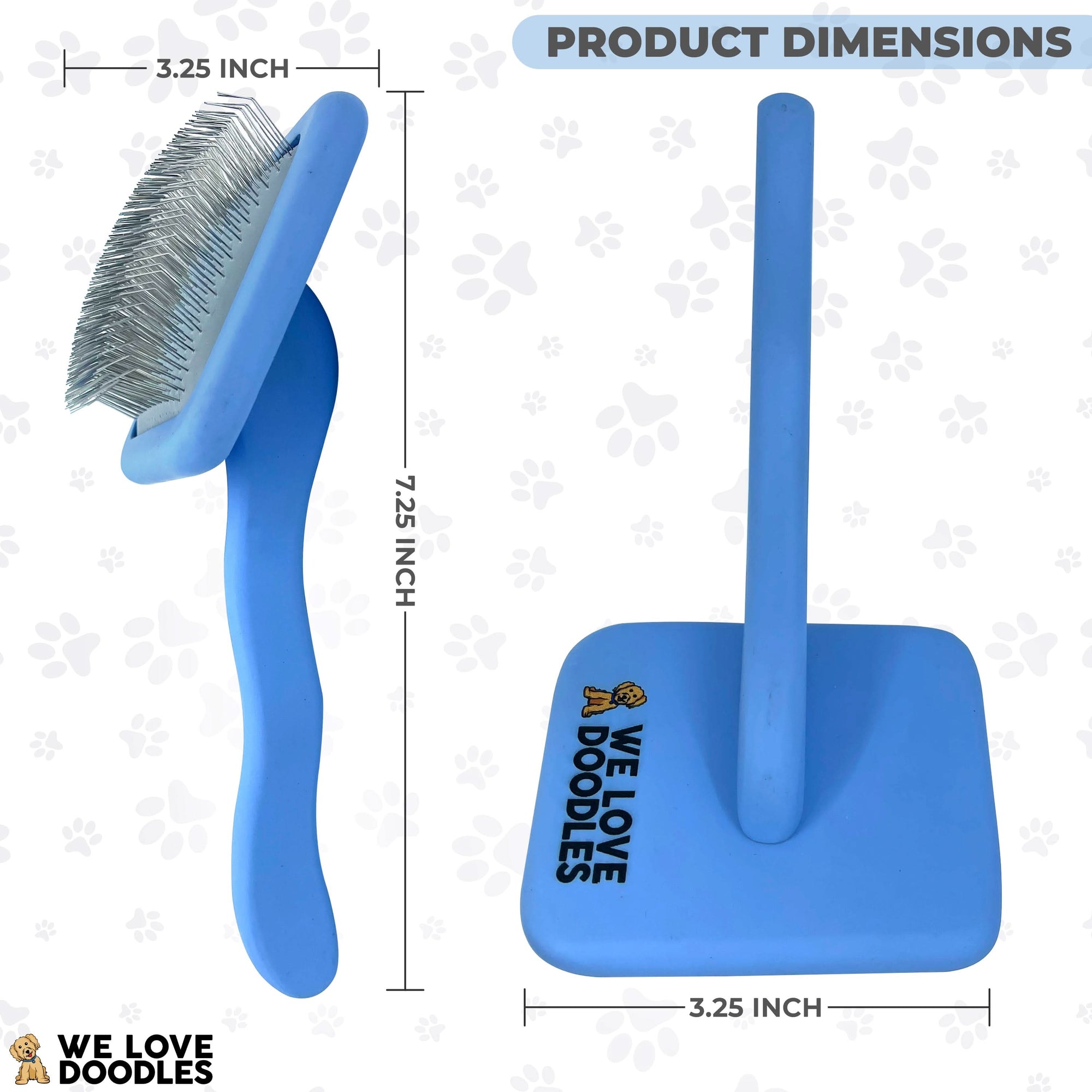 Slicker Brush for Dog - Two Large Slicker Brushes