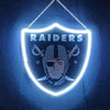 Las Vegas Raiders Acrylic Logo Real Glass Neon Sign
