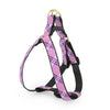 Up Country Lavender Lattice Dog Cast Brass Dog Harness
