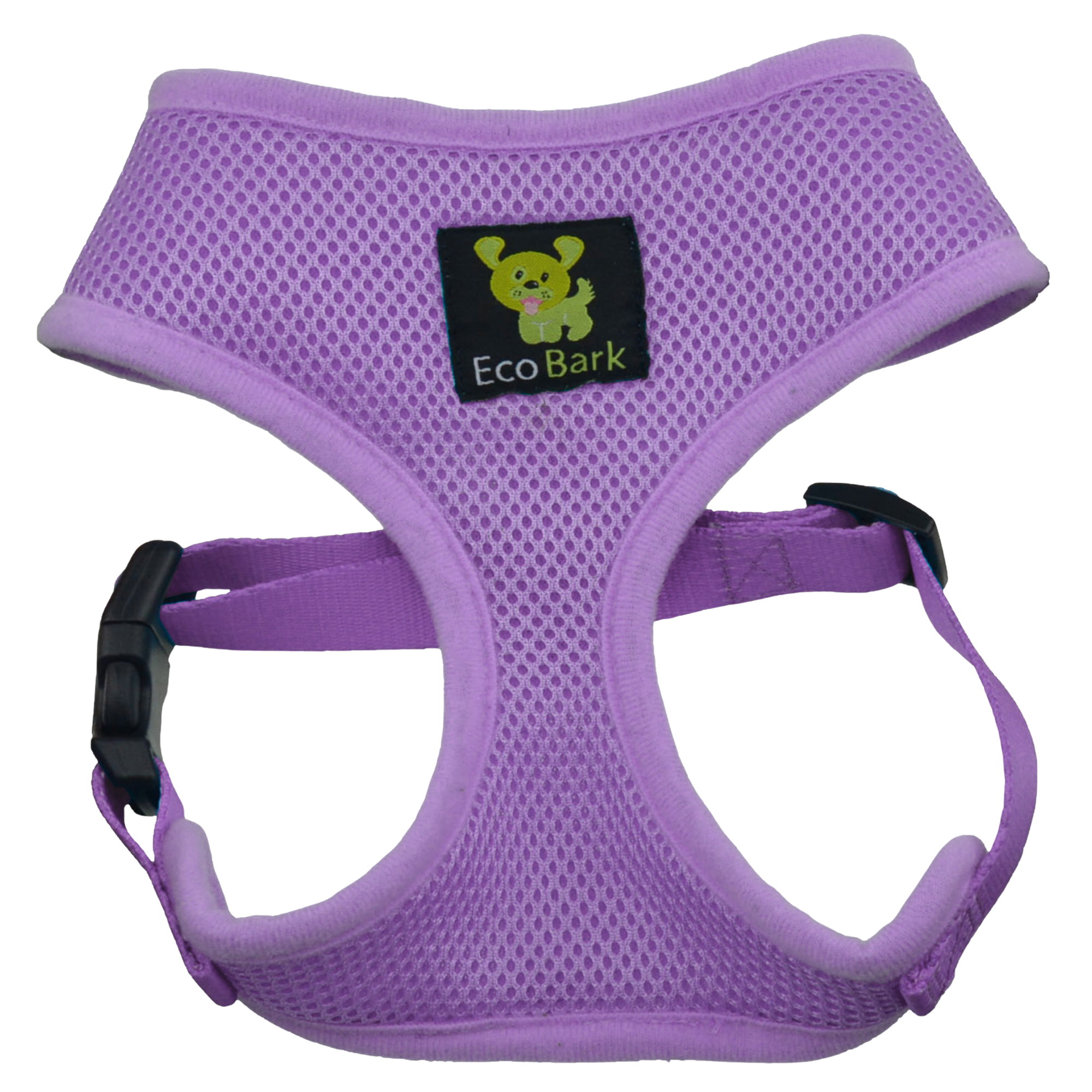 EcoBark Lavender Dog Harness - Over-the-Head Soft Mesh Vest Halter for XS to Medium Breed Dogs