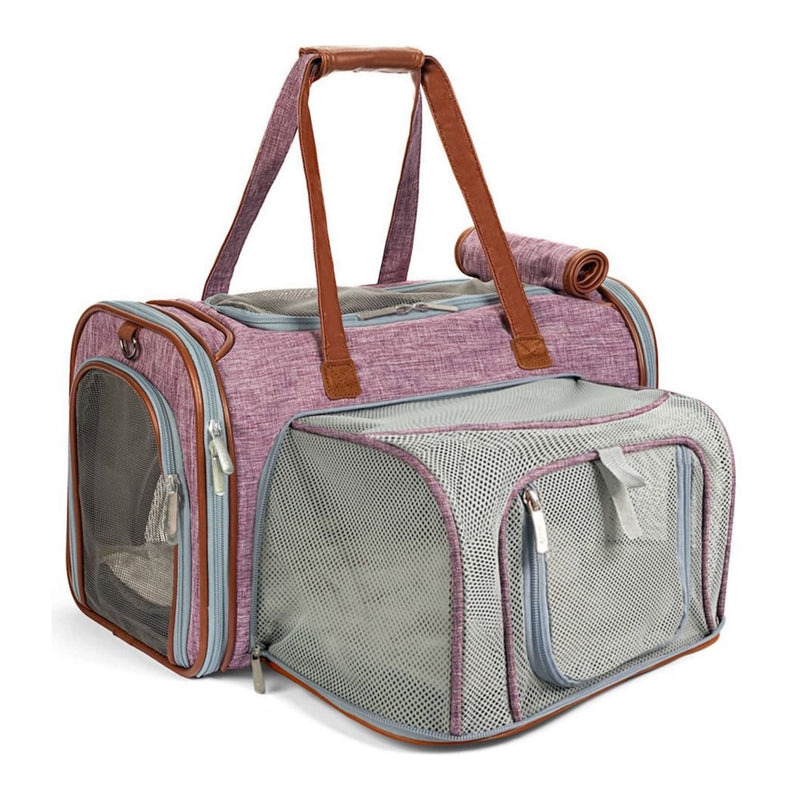 Mr. Peanuts Gold Series Mini Size Airline Compliant Expandable Pet Carrier 