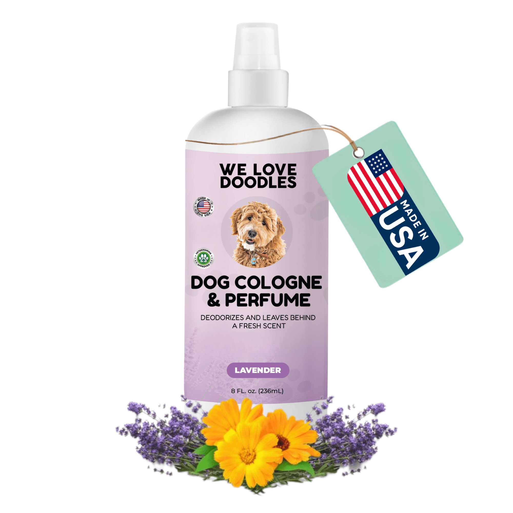 Dog Deodorizer, Cologne & Perfume (Lavender)