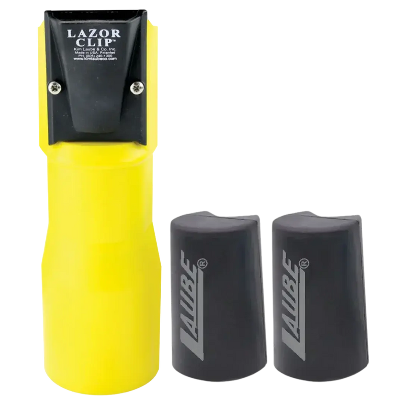 Lazor Blade Cordless 2 Speed Clipper Yellow with Two Batteries by Laube