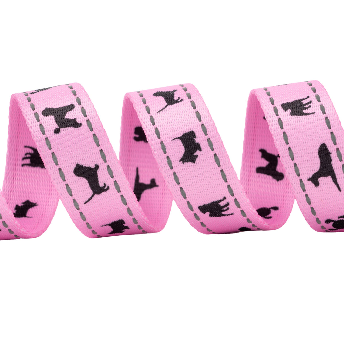 EcoBark baby pink dog leash product view