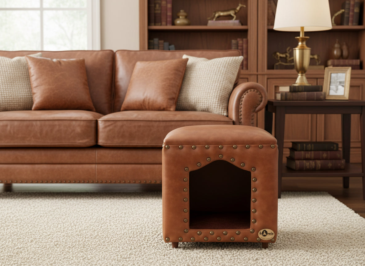 Leather Pet Cave