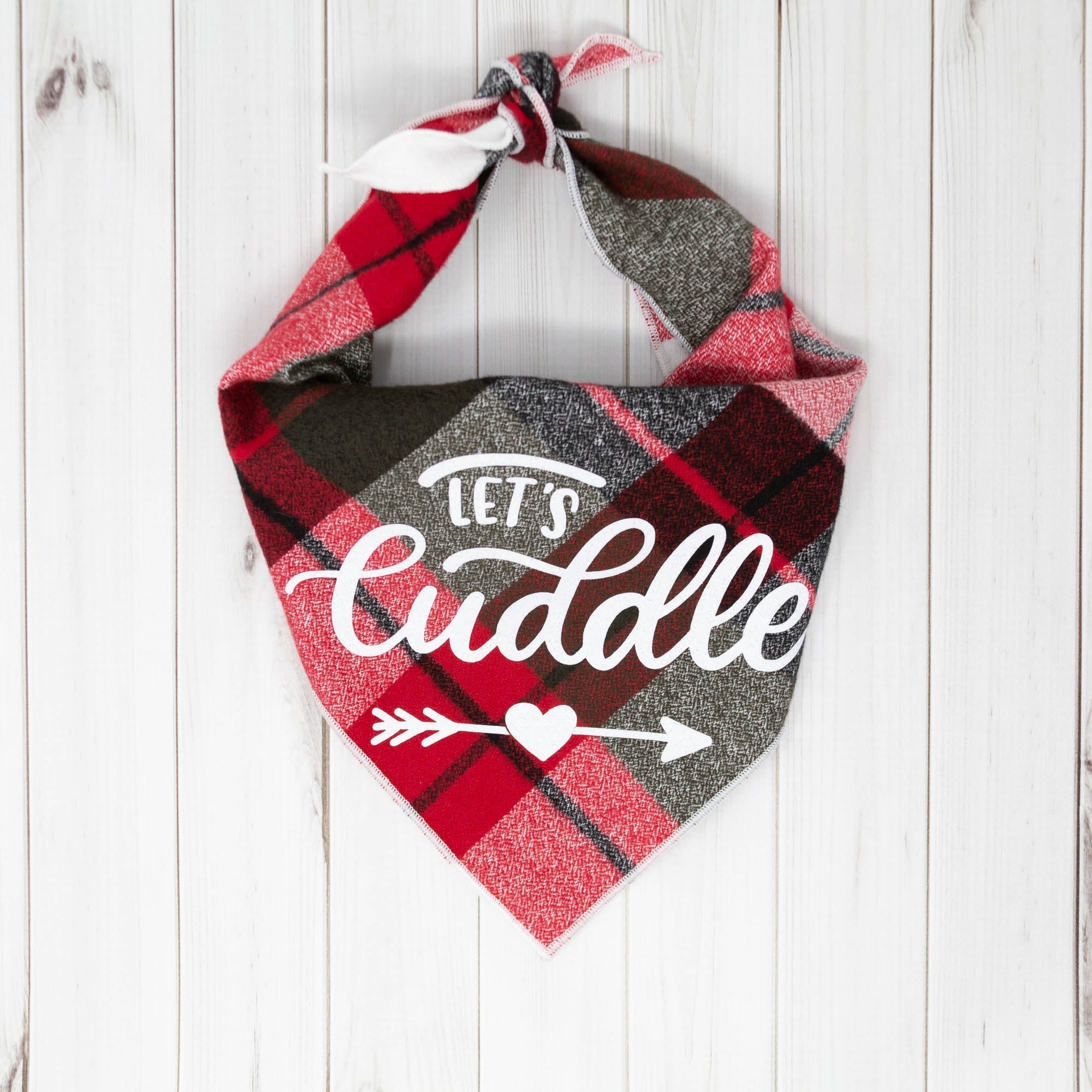 Lets Cuddle Luxe Flannel Dog Bandana