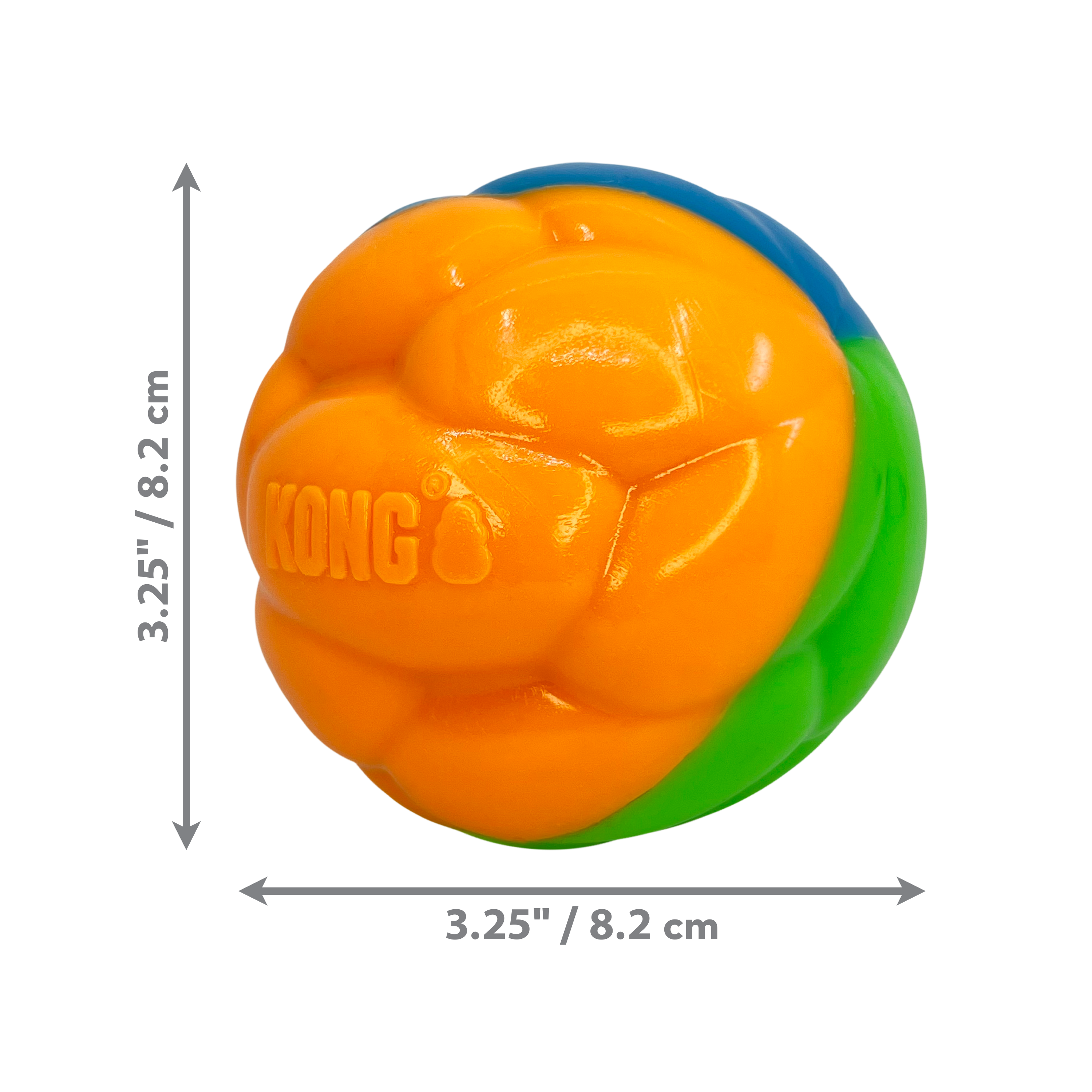 Kong Twistz High-Viz Ball Large - HT Animal Supply
