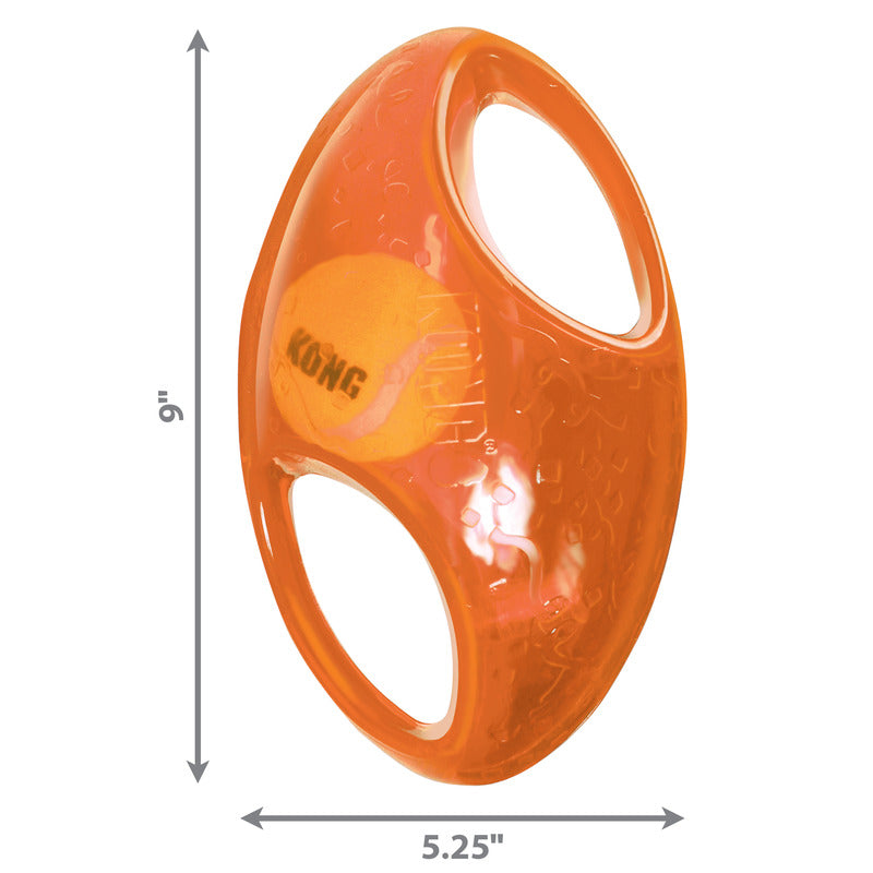Kong Jumbler Football - HT Animal Supply