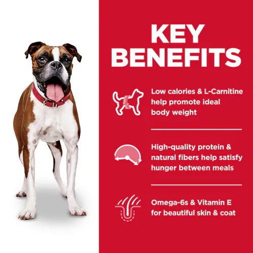 Hills Science Diet Adult Light with Chicken Meal & Barley Dry Dog Food Bag (30lb)