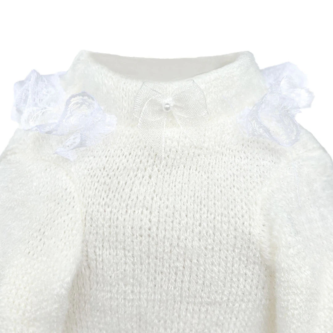 Hello Doggie Lil Lamb Faux Fur Cotton Dog Sweater