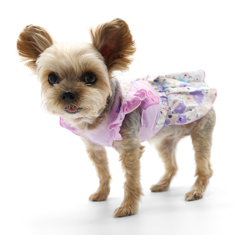 DOGO Lilac Cross Back Dog Dress