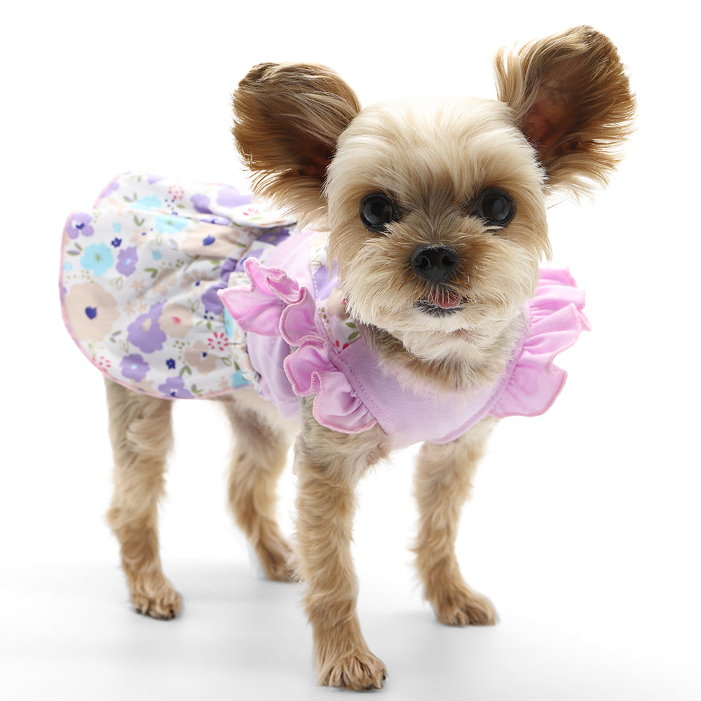 DOGO Lilac Cross Back Dog Dress