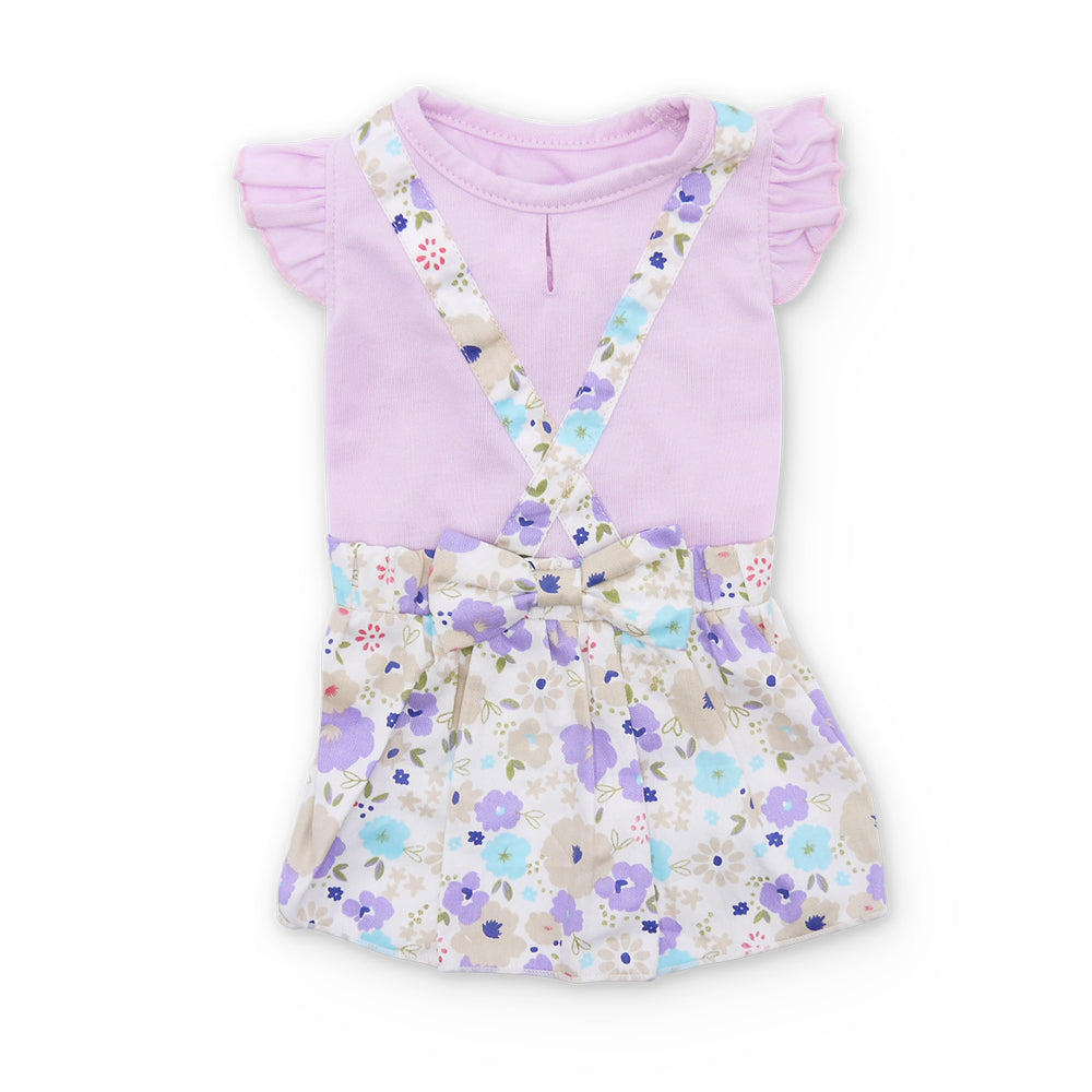 Lilac Cross Back Dress