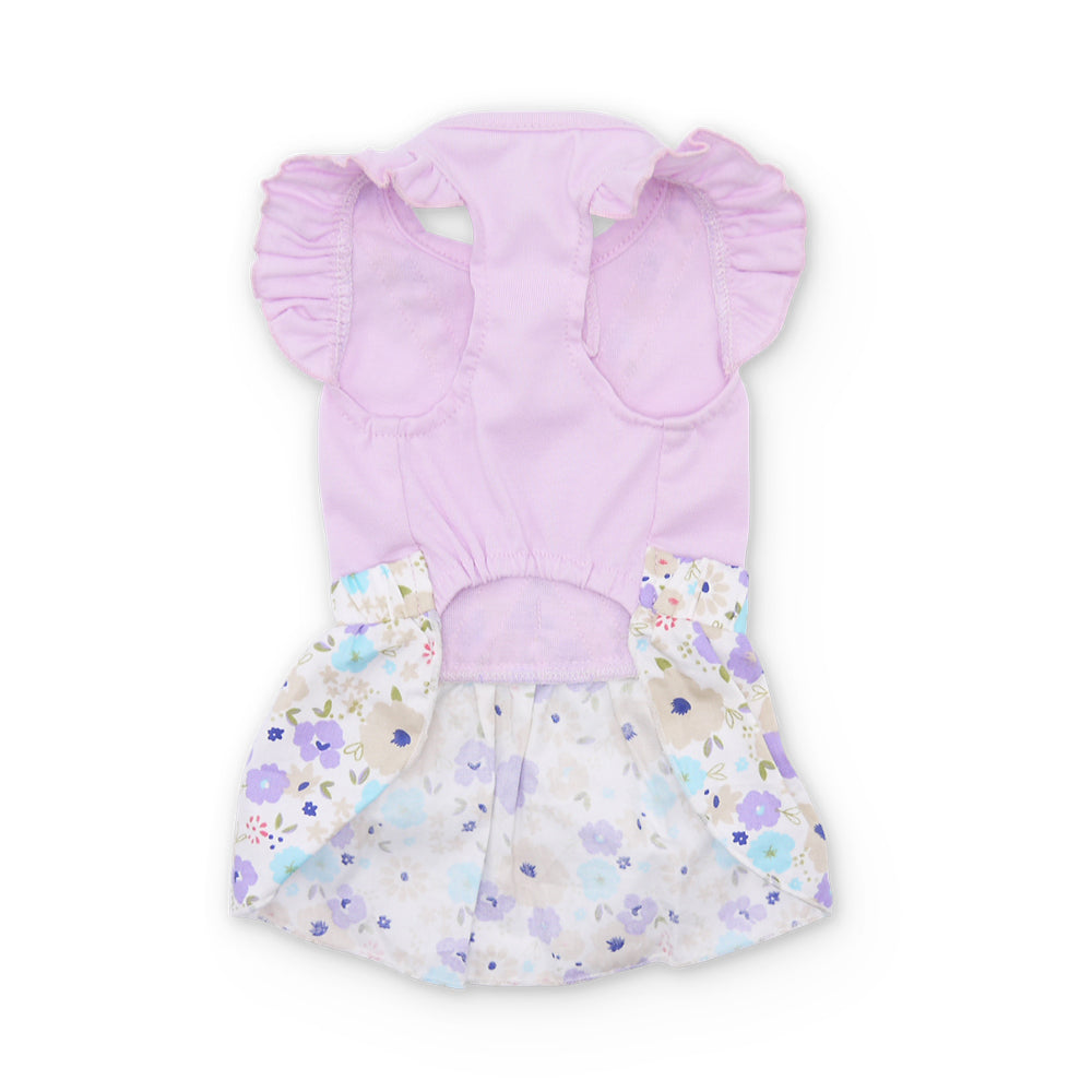 DOGO Lilac Cross Back Dog Dress