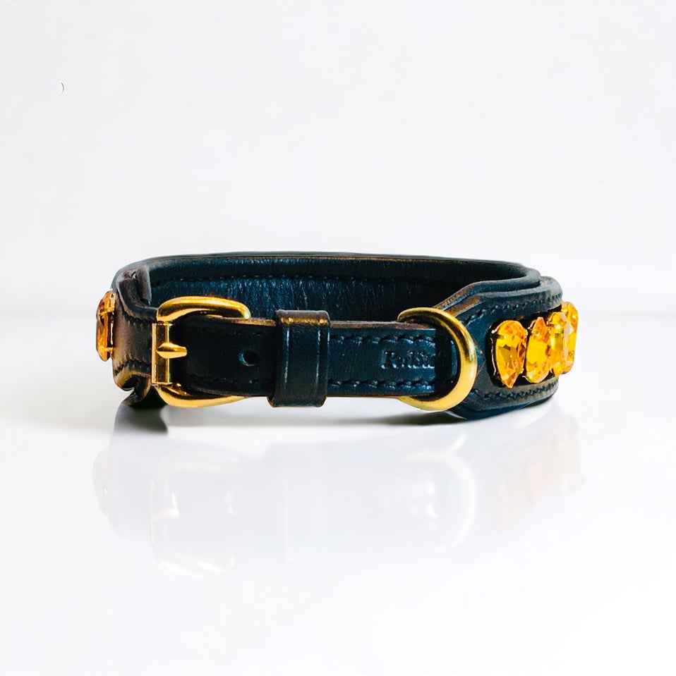 Liz Dog Collar Sunflower