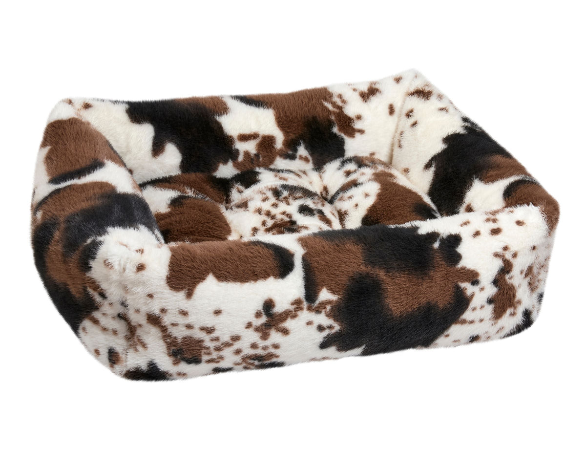 Bowsers The Franklin Faux Fur Orthopedic Dog Bed - Supportive Joint-Relief Comfort