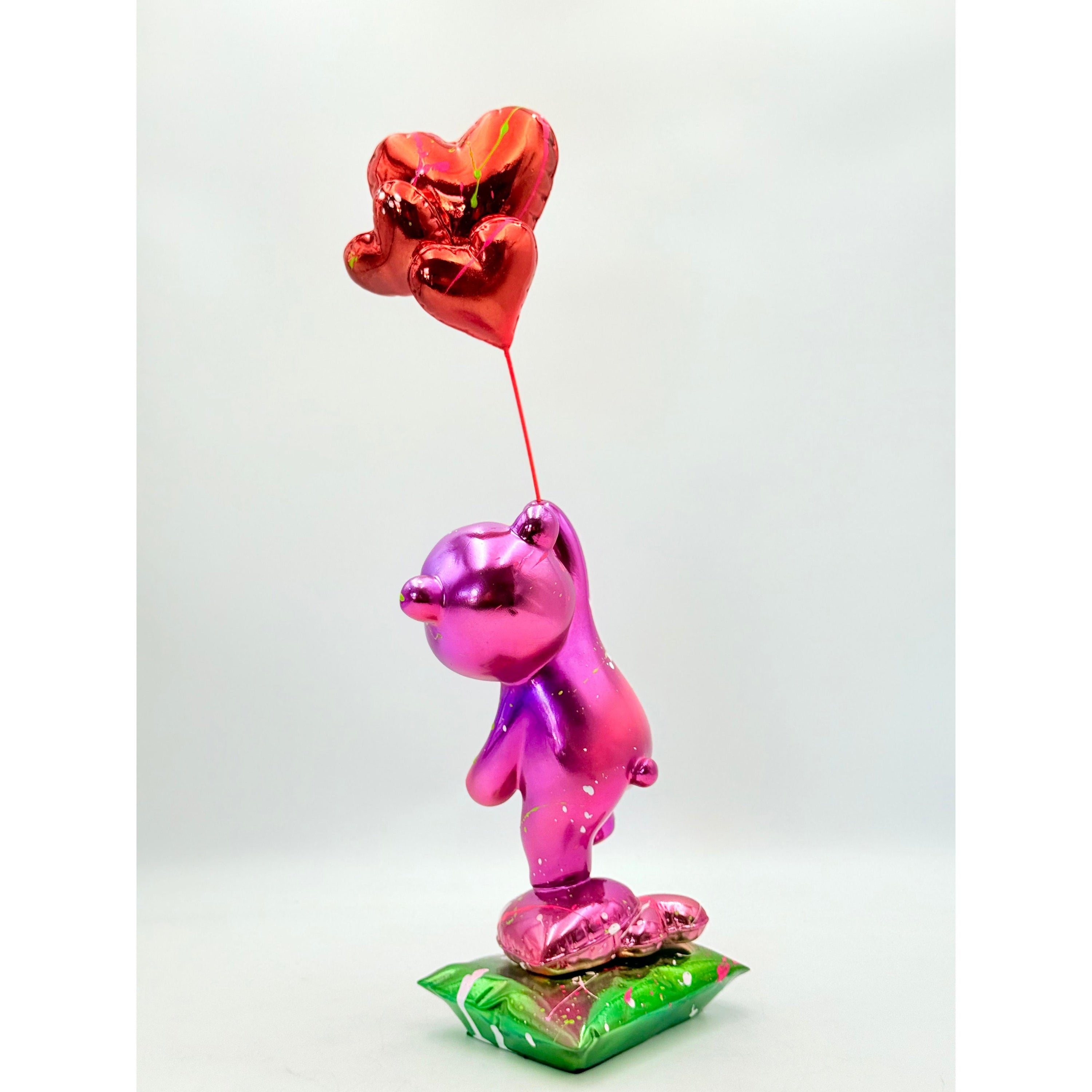 Love Chaser Sculpture - Purple Chrome Edition Purple; Red Chrome Decor Sculpture image 5 - HT Animal Supply