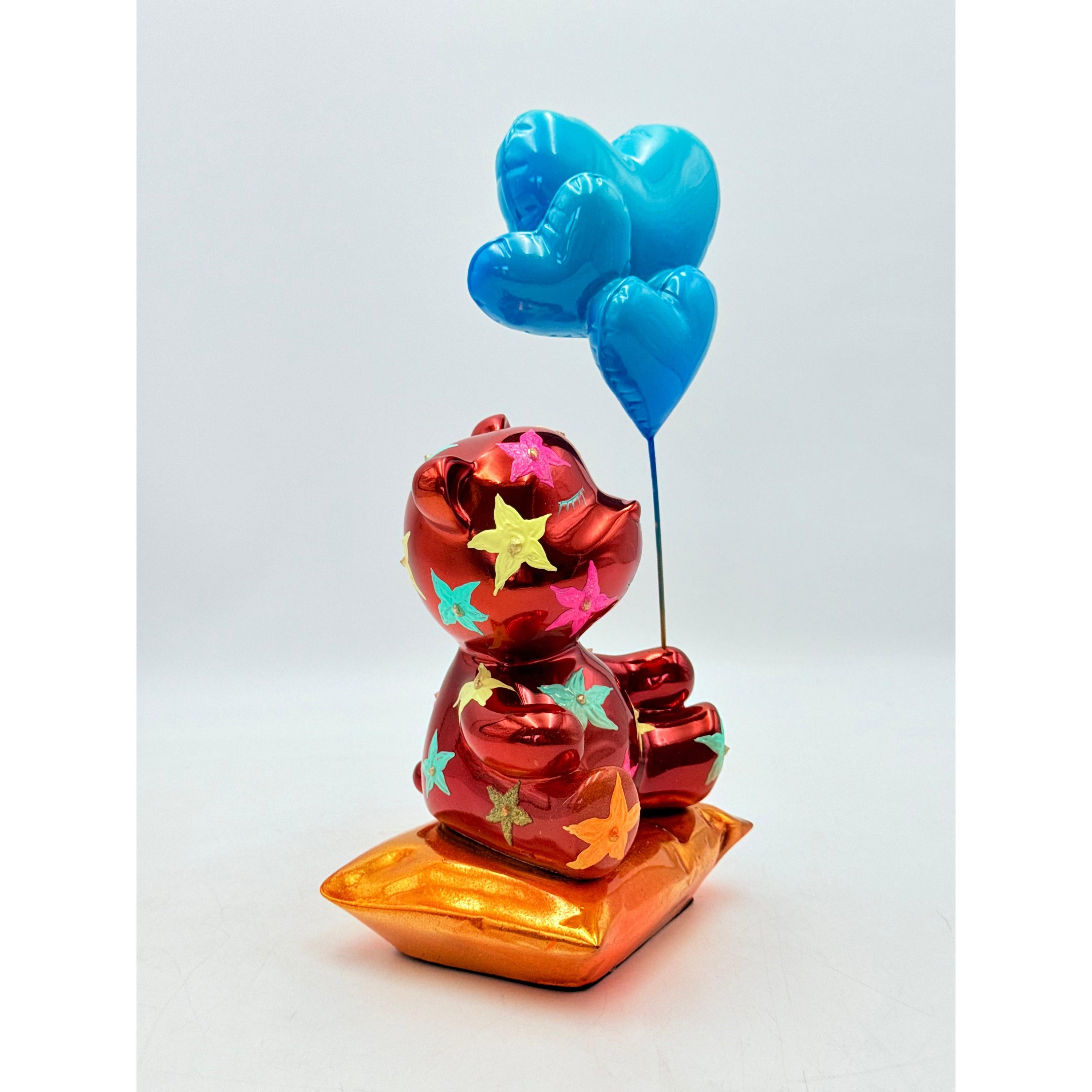 Love Dreamer Sculpture - Floral Romance Red Floral Decor Sculpture image 2 - HT Animal Supply