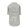 Love n Joy Dog Tee Grey