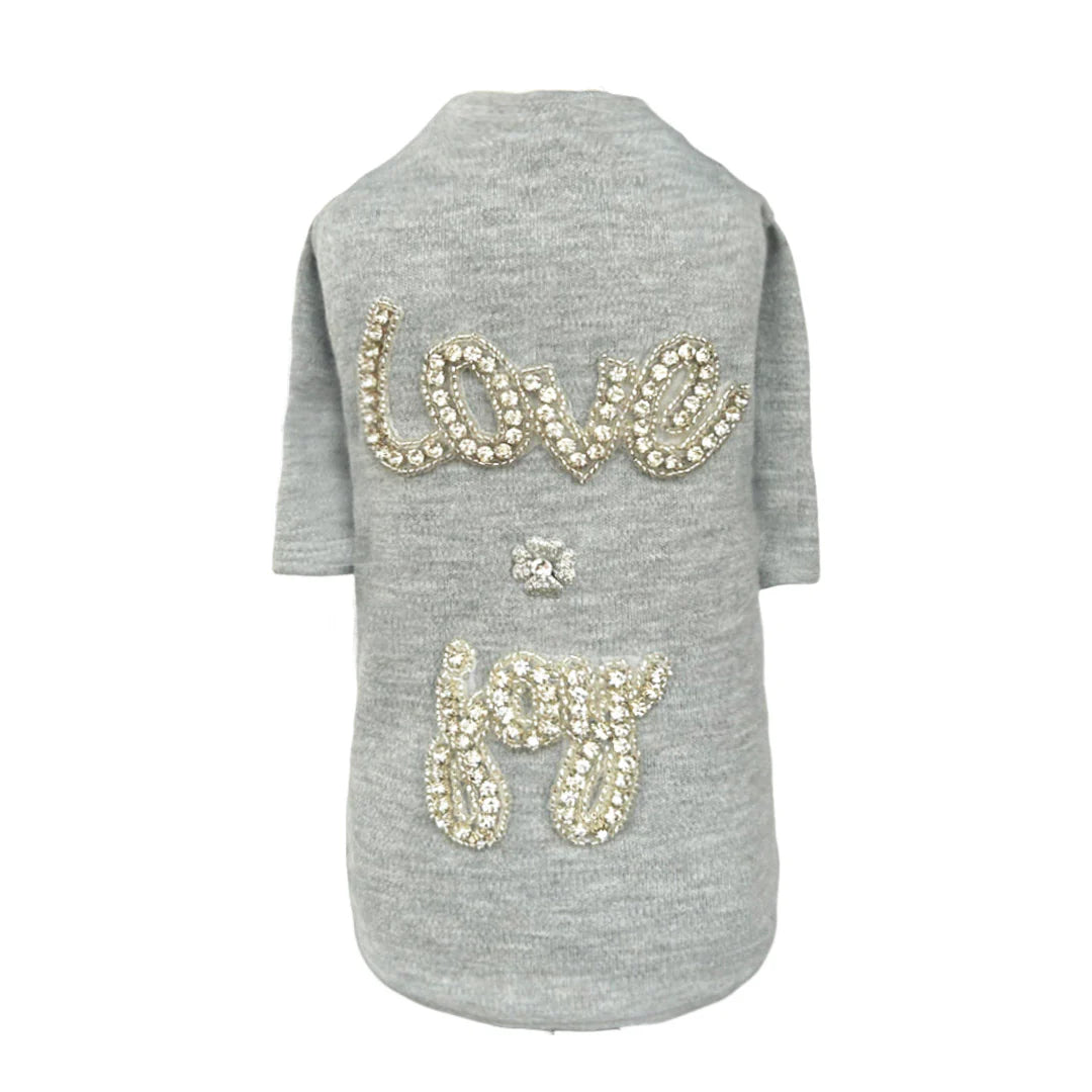 Love n Joy Dog Tee Ivory