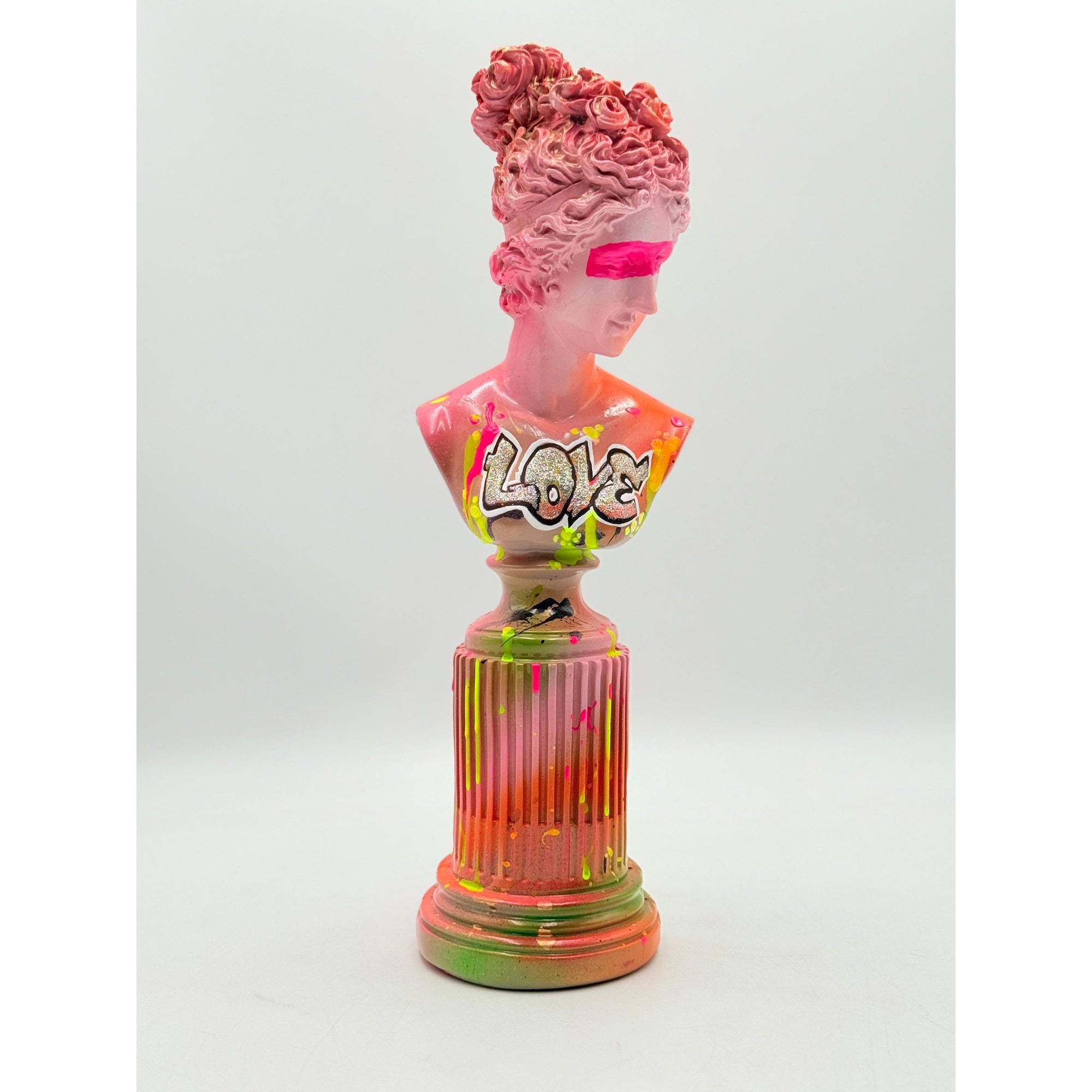 And Iconic Venus Sculpture Love Pink Pop Art Style