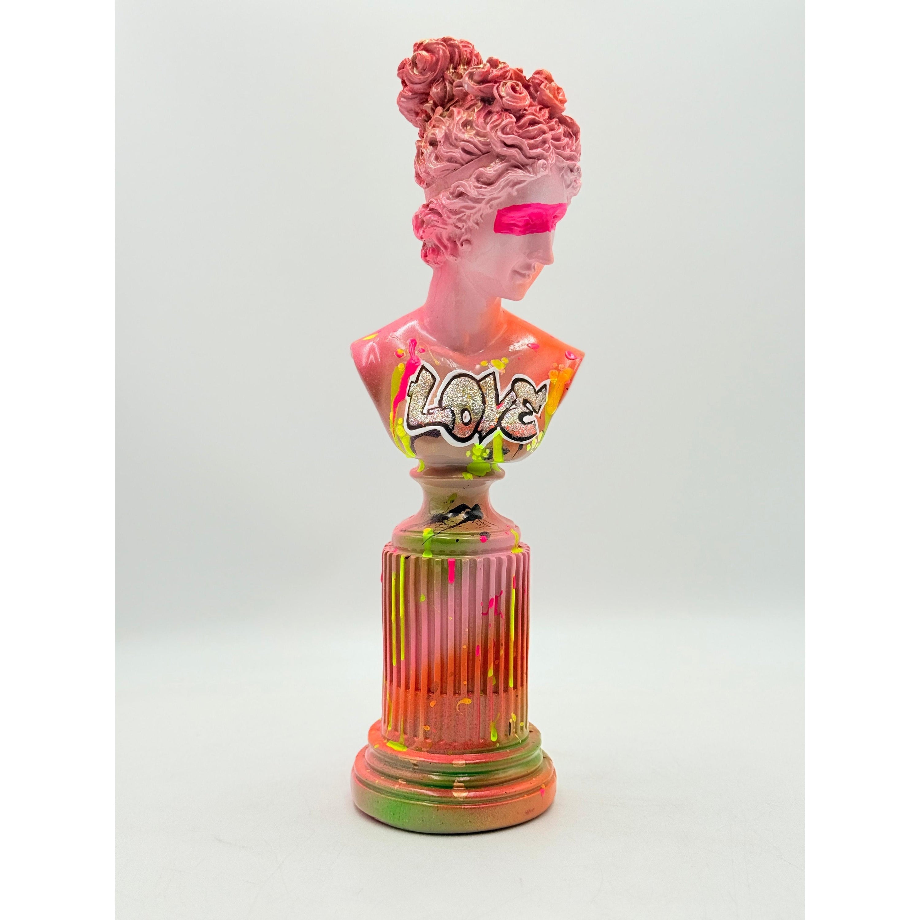 Venus Sculpture LOVE - Pink Pop Art Edition Pink; Red Pop Art Decor Sculpture image 4 - HT Animal Supply