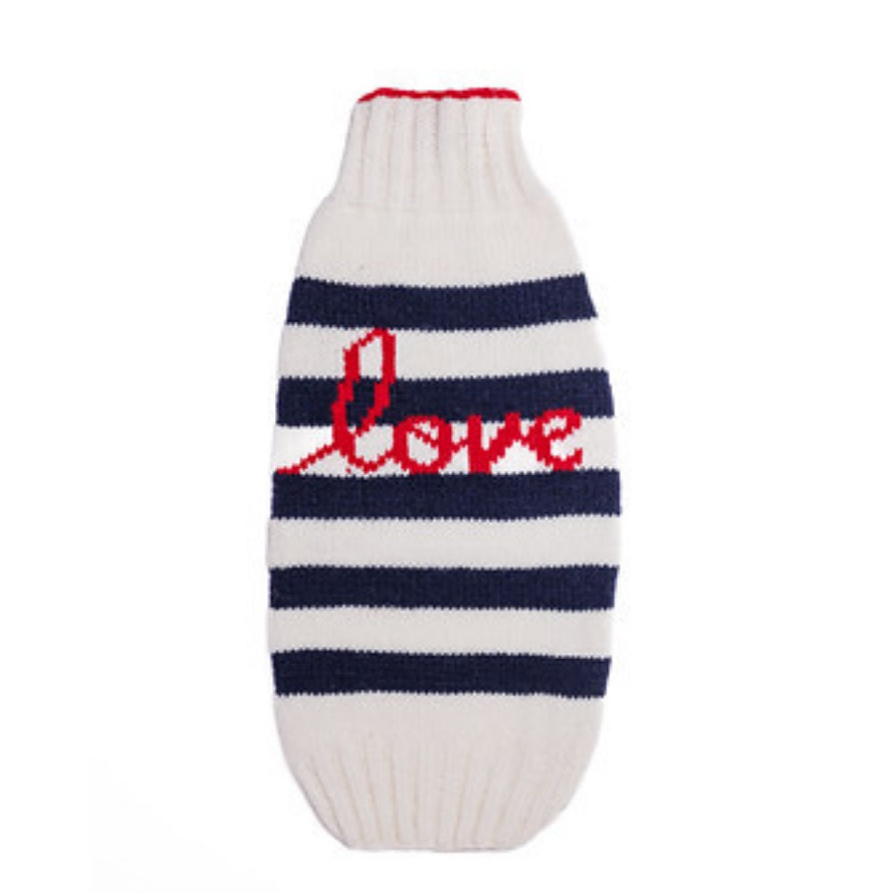 Chilly Dog Love Note Knit Wool Dog Sweater