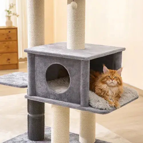 PetPals 57” Lulu Grand Cat Tree – Built for Big Cats