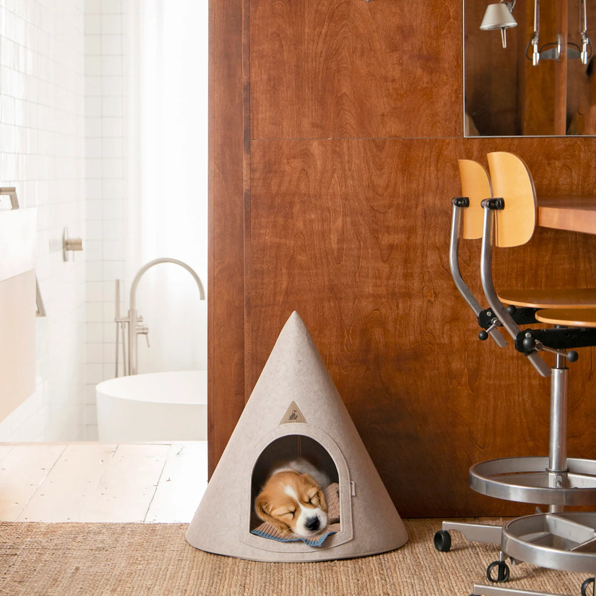 Nooee Pet Cave Lucy (M) - Cream