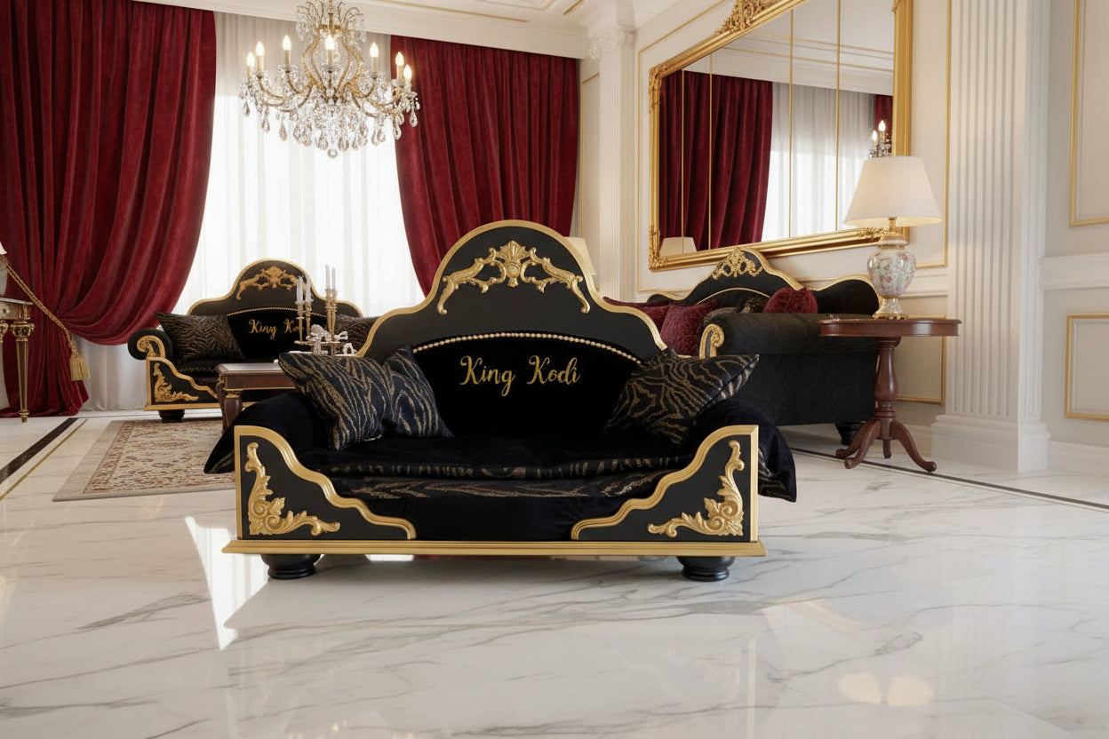 Grace Kelly Black Dog Bed