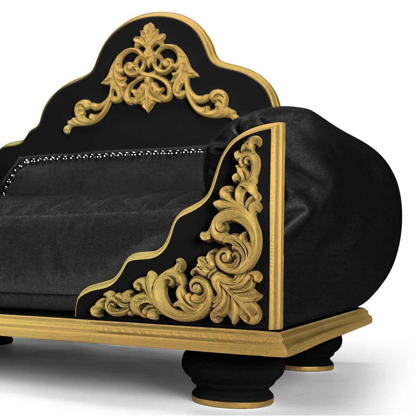 Grace Kelly Black Dog Bed